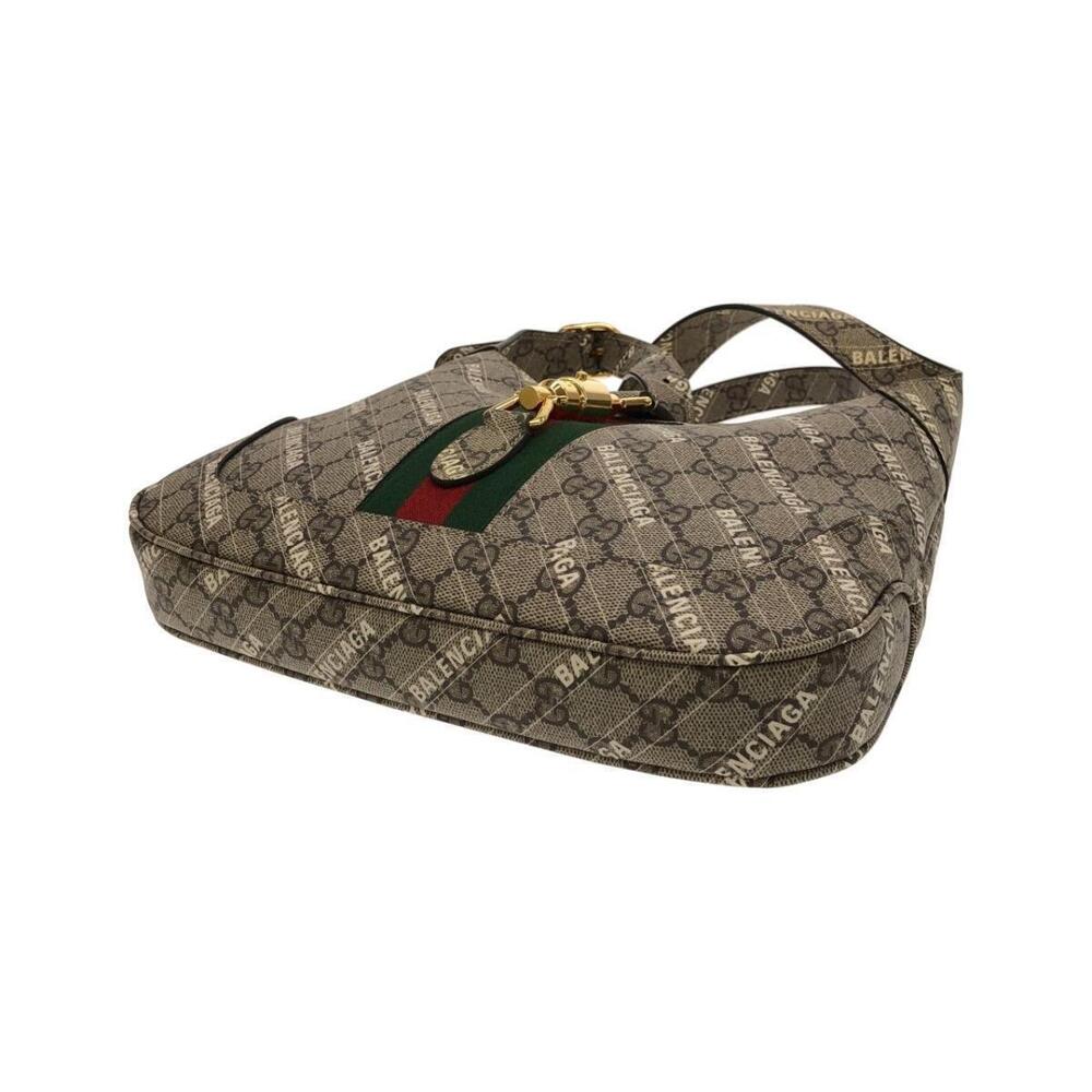 Gucci Balenciaga Jackie shoulder bag Hacker beige GG Supreme - Picture 3 of 6